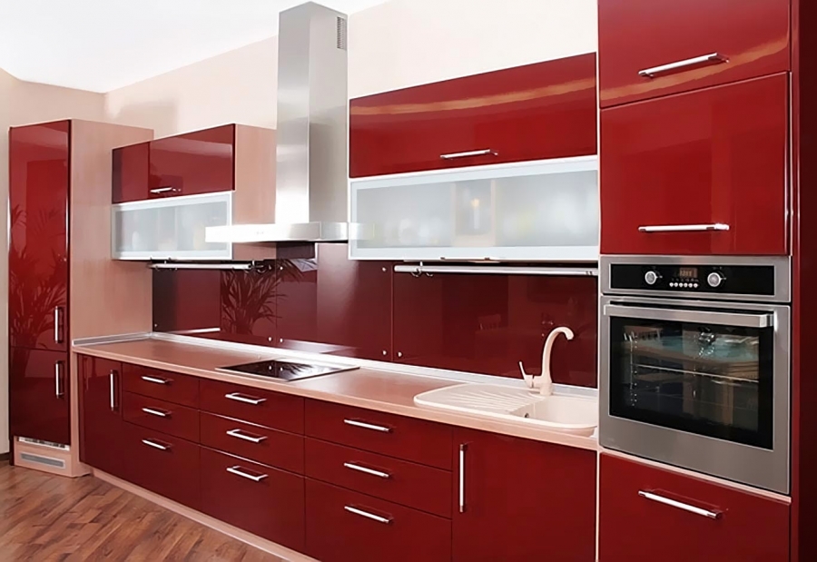 Mẫu tủ bếp nhựa TB-HSN11