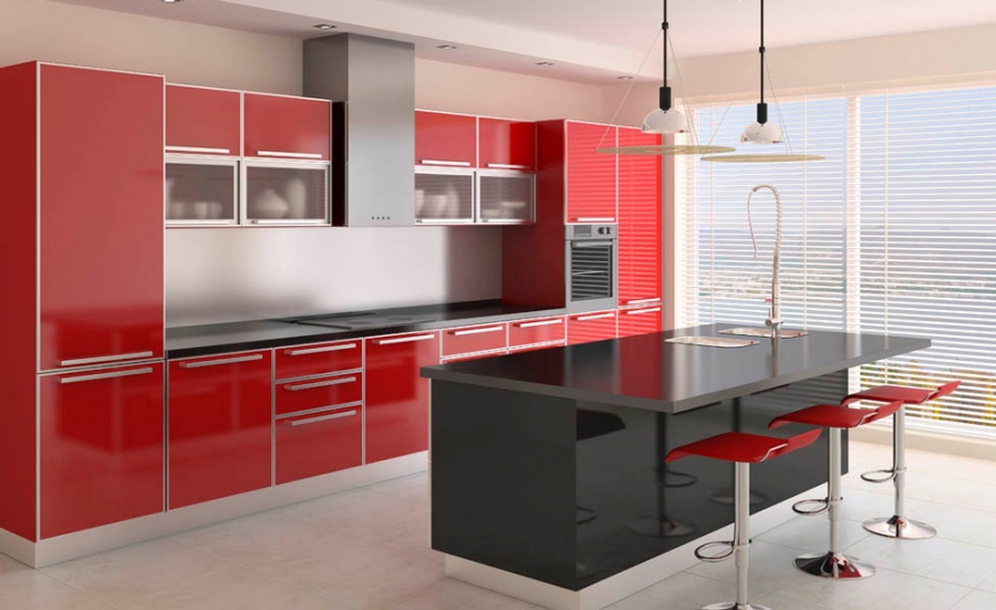 Mẫu tủ bếp Acrylic TB-HSN01