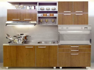 Mẫu tủ bếp dạng chữ I đẹp TB-HSN16