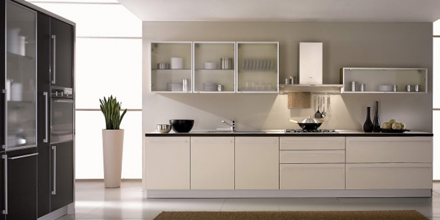 Mẫu tủ bếp MDF TB-HSN09