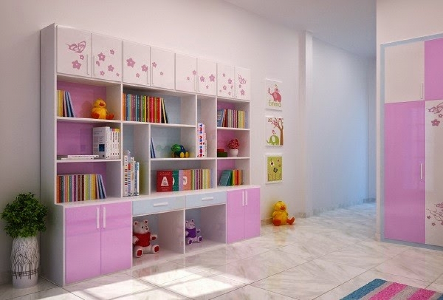 Mẫu kệ giá sách đẹp KS-DR04