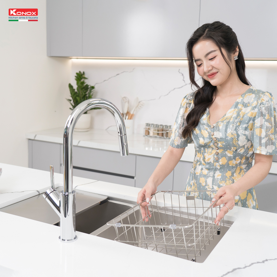 Các loại bồn rửa chén inox 2 ngăn lớn thông dụng nhất hiện nay