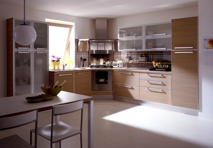 Mẫu tủ bếp Melamine TB-HSN01