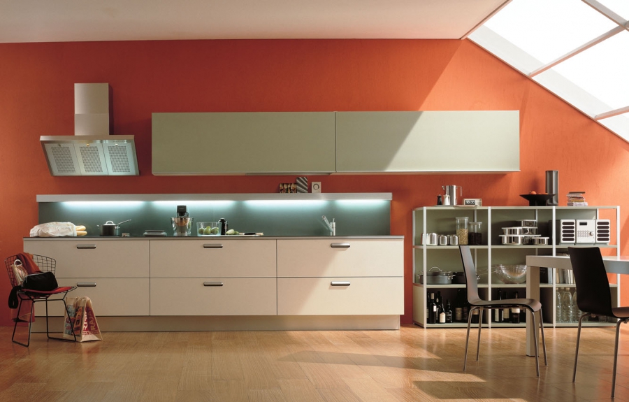 Mẫu tủ bếp Melamine TB-HSN08