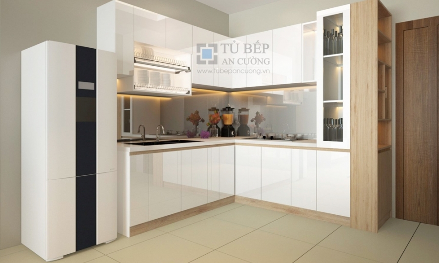 Mẫu tủ bếp Acrylic TB-HSN29