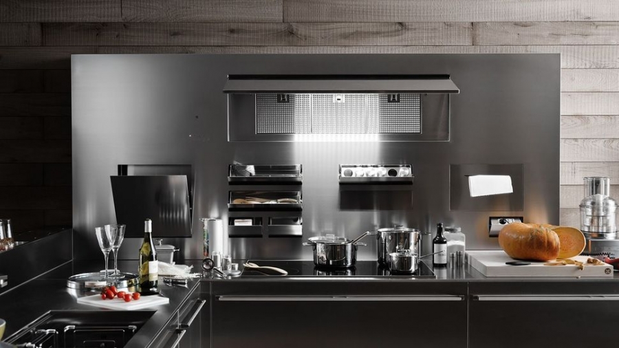 Mẫu tủ bếp inox đẹp TB-HSN07