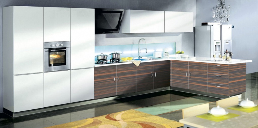 Mẫu tủ bếp Acrylic TB-HSN09
