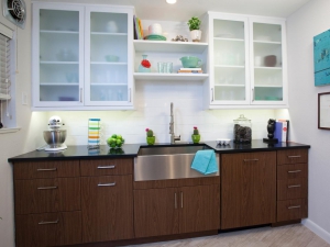 Mẫu tủ bếp dạng chữ I đẹp TB-HSN20