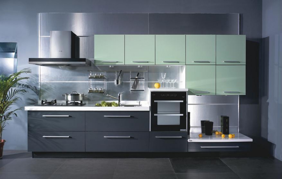 Mẫu tủ bếp HDF TB-HSN02