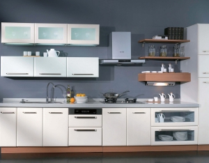 Mẫu tủ bếp dạng chữ I đẹp TB-HSN03