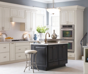 Mẫu tủ bếp có quầy bar đẹp TB-HSN16