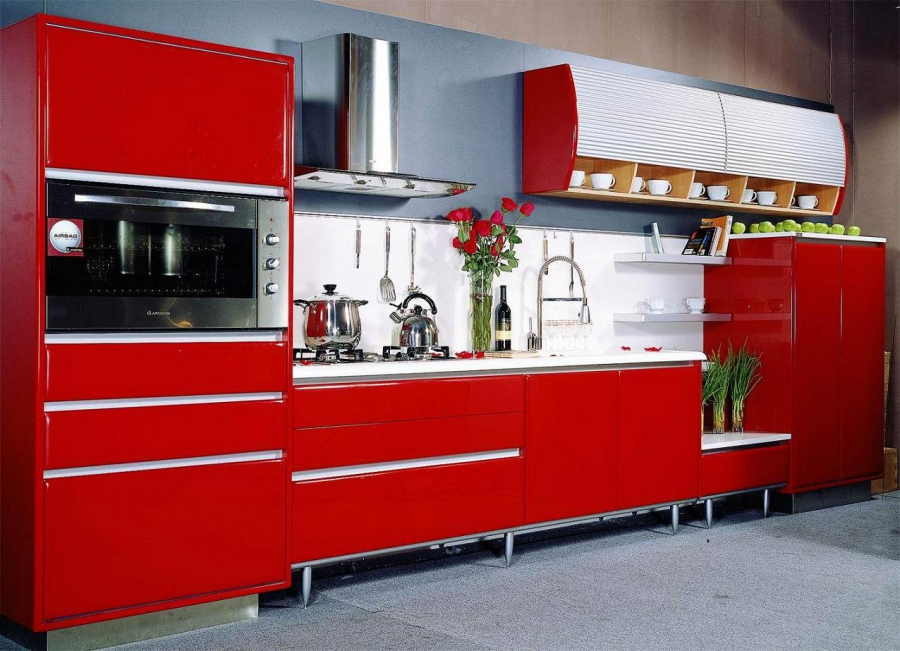 Mẫu tủ bếp MDF TB-HSN01