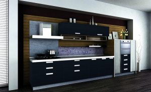 Mẫu tủ bếp HDF TB-HSN05